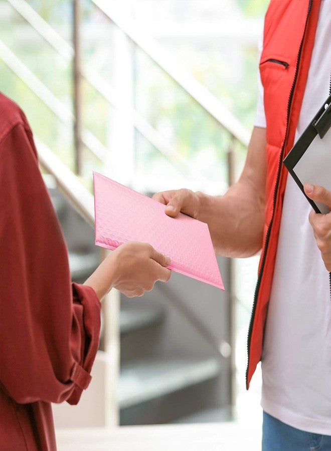 مترونيك مغلفات فقاعية من ميترونيك، مقاس 6×10 بوصة، عبوة من 25 مغلفًا، مقاس قابل للاستخدام 6×9 بوصة، مقاومة للماء، لون وردي فاتح، مغلفات مبطنة للتغليف والشحن، مناسبة للشركات الصغيرة والبريد والشحن بالجملة. - Image 5